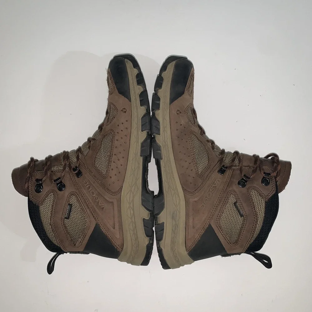 Vasque Boots Mens Size 13 Brown Nubuck Combat Hiking Waterproof 7742M Trail